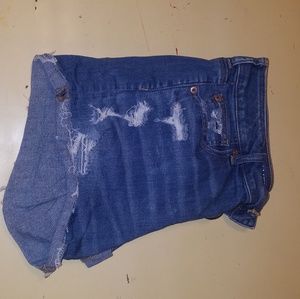 Hi rise shorts